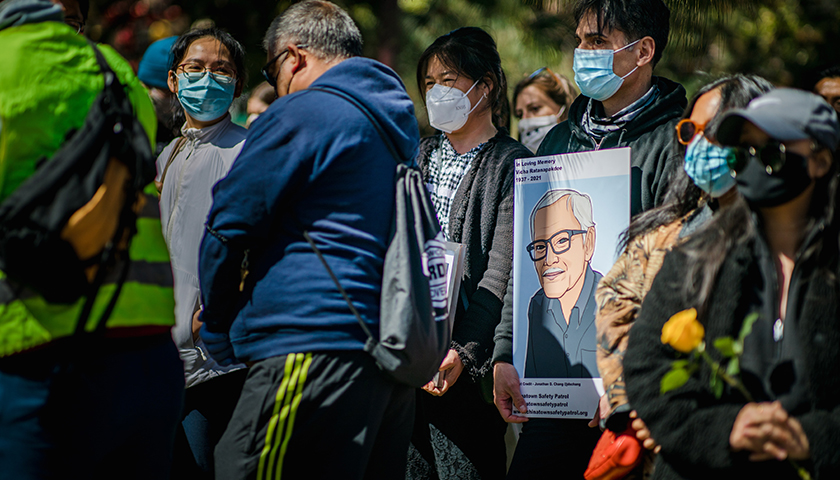 Group of people protesting