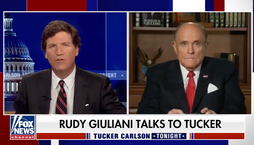 Tucker Carlson show on Fox News