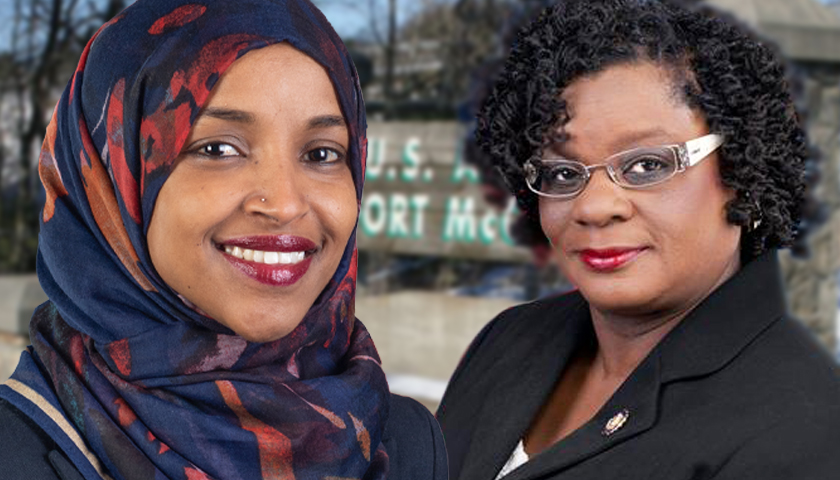 Ilhan Omar and Gwen Moore