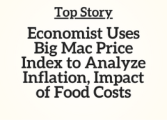 Top Story: Economist Uses Big Mac Price Index to Analyze Inflation, Impact of Food Costs