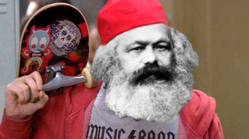 Karl Marx / "How do you do, Fellow Kids" meme