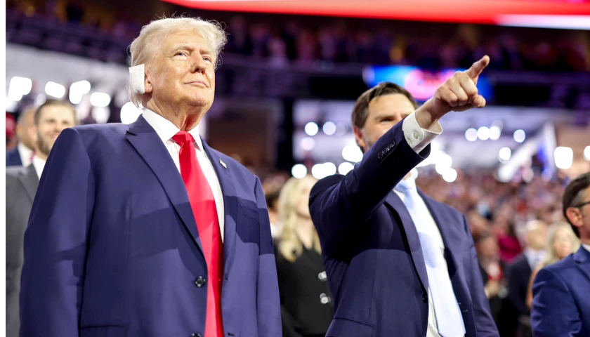 Donald Trump and JD Vance at RNC