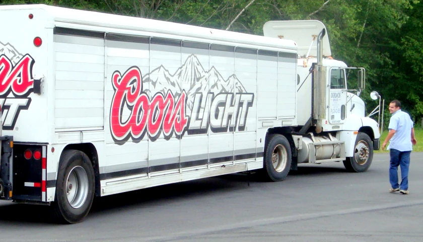 Coors Light Delivery Truck