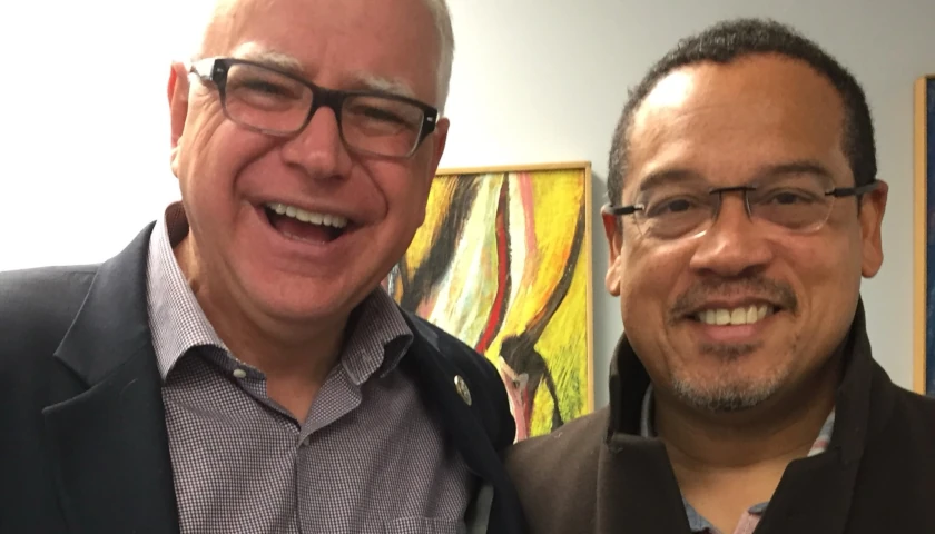 Gov Tim Walz and A.G. Keith Ellison