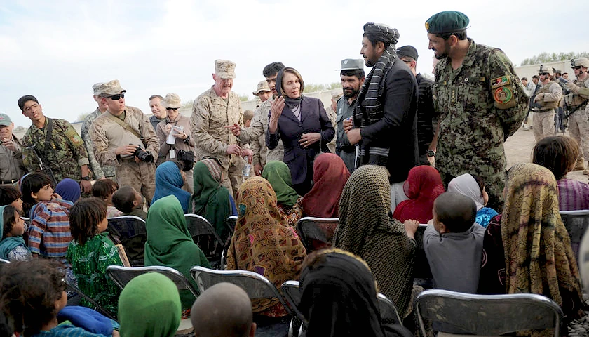 Nancy Pelosi in Afghanistan