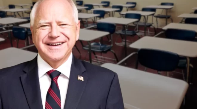 Tim Walz Welcomed Chinese Communist Party Officials into His Nebraska Classroom