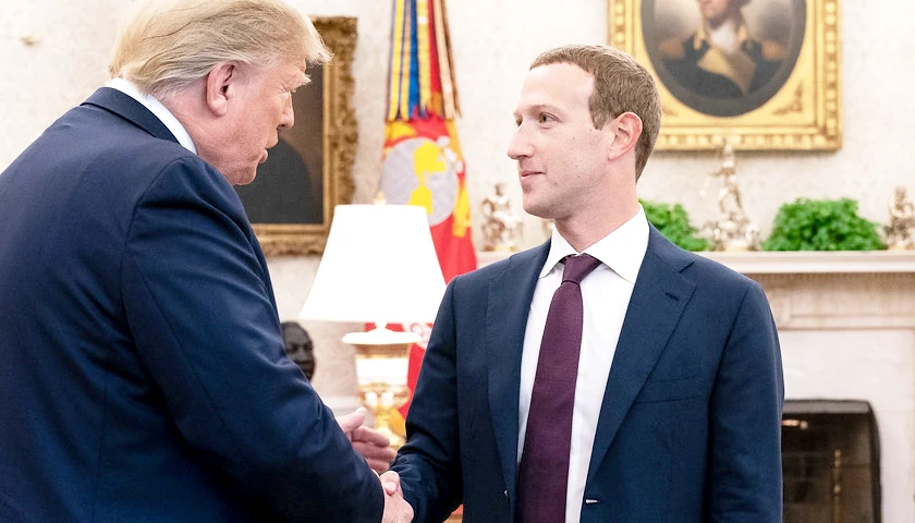 Trump and Zuckerberg